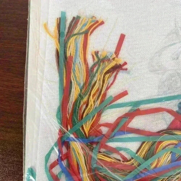 1994 Dimensions Needlepoint Ribbon Embroidery Angel Of Peace #1441 Christmas - Picture 10 of 11